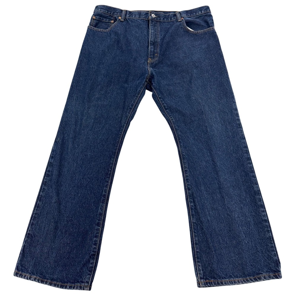 Levis 517 Jeans Mens 40x30 Blue Dark Wash Bootcut Denim Classic 5-Pocket